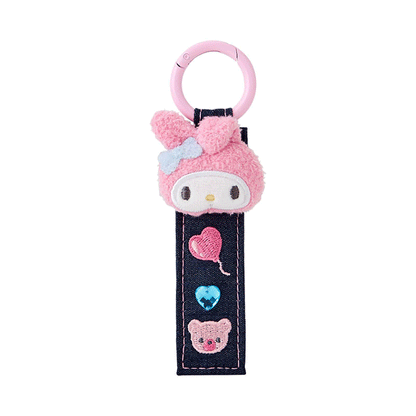 Add a touch of whimsy to your keys or bags with the Sanrio Original Tag Keychain Denim Patch! 