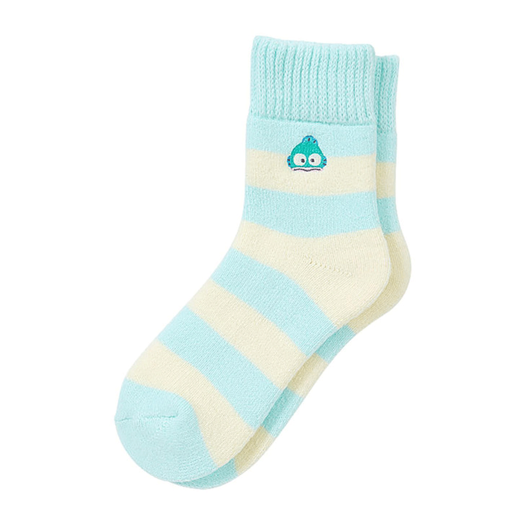 There are cozy, stylish socks featuring beloved Sanrio characters, designed to keep your feet warm and comfortable during colder seasons.