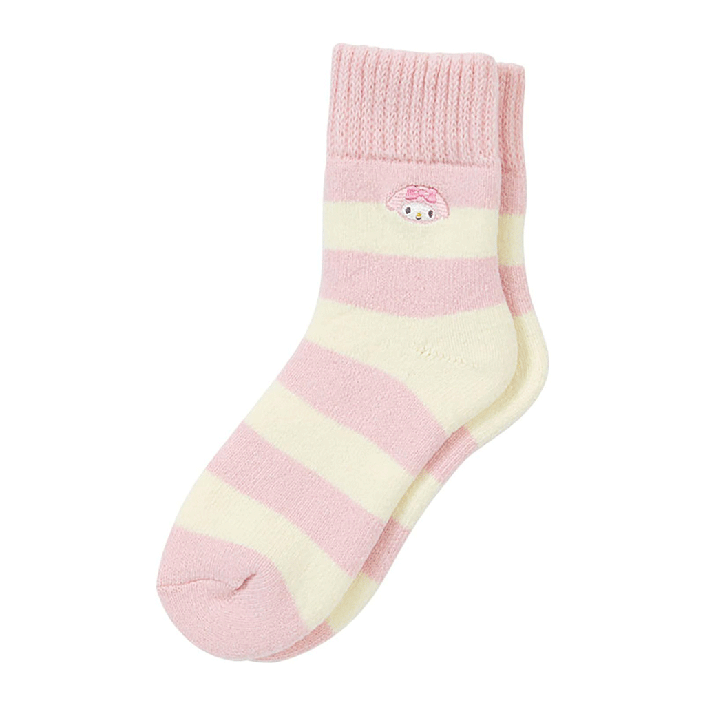 There are cozy, stylish socks featuring beloved Sanrio characters, designed to keep your feet warm and comfortable during colder seasons.