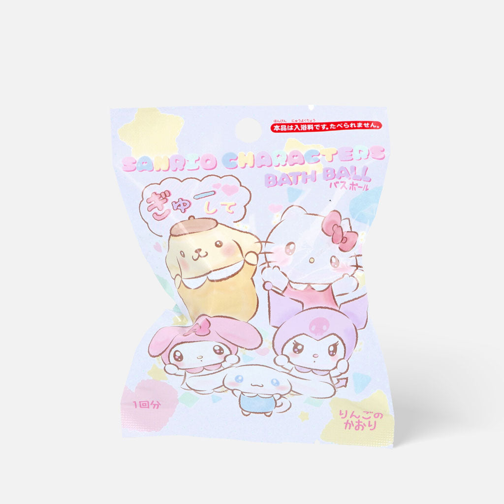 Sanrio  bath bomb/bath salt with cute sanrio characters.