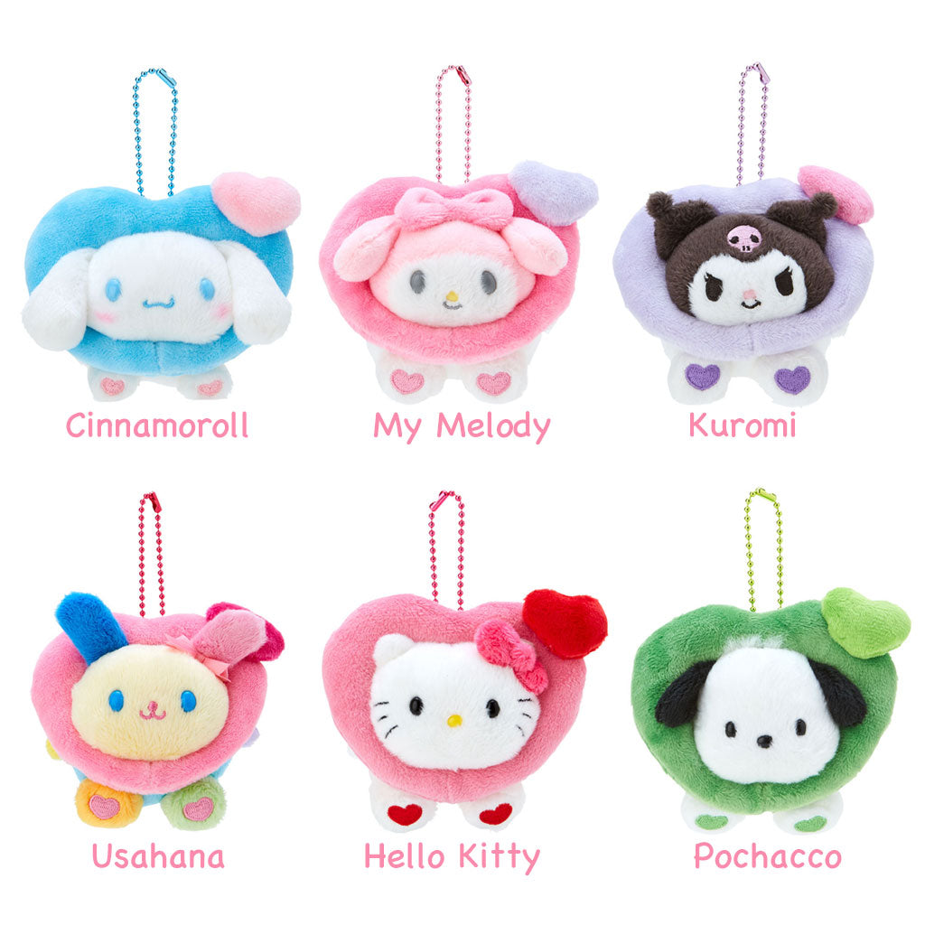 Sanrio Mascot Holder Colorful Heart