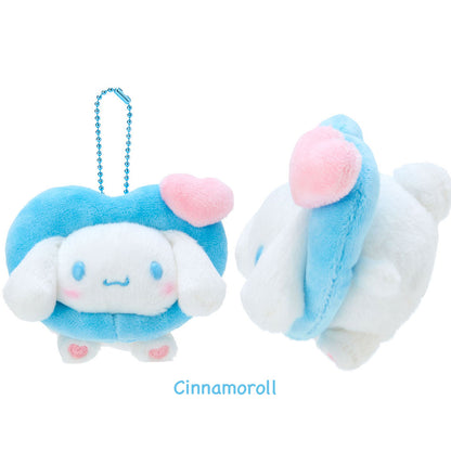 Sanrio Mascot Holder Colorful Heart cinnamoroll