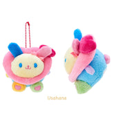 Sanrio Mascot Holder Colorful Heart Usahana