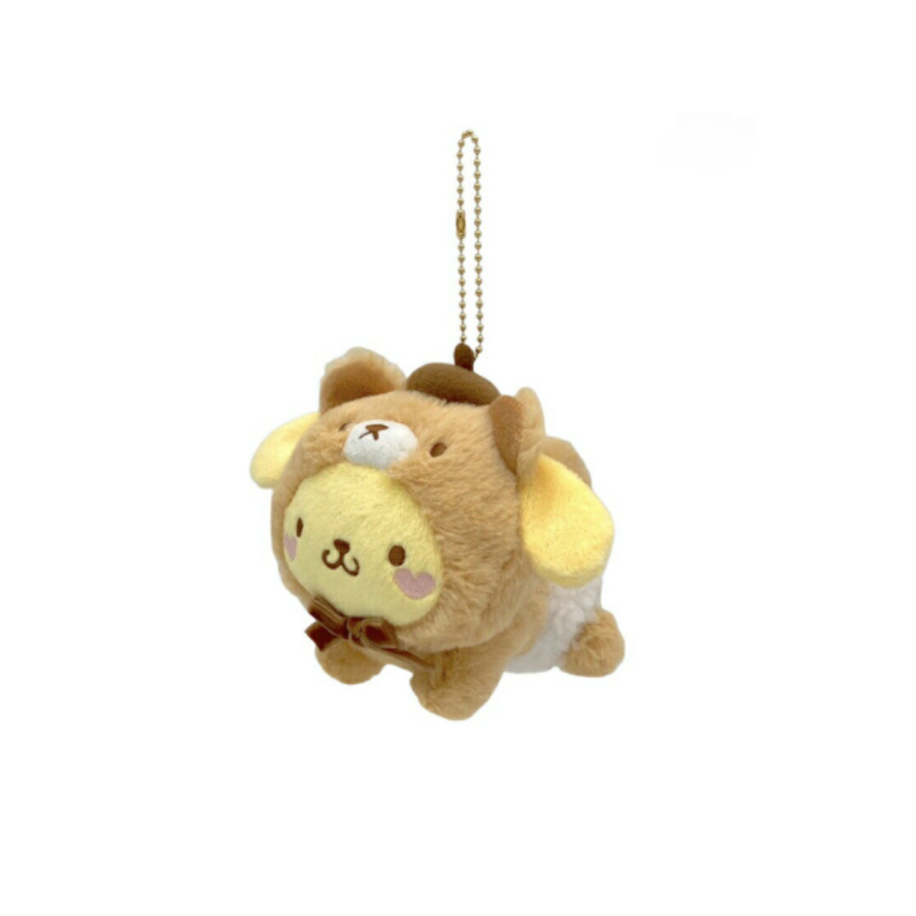  Featuring a beloved Sanrio character dressed in a cute baby bear outfit, this plush mascot holder is perfect for keeping small items organized while showcasing your love for Sanrio&