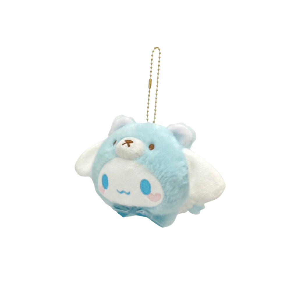  Featuring a beloved Sanrio character dressed in a cute baby bear outfit, this plush mascot holder is perfect for keeping small items organized while showcasing your love for Sanrio&