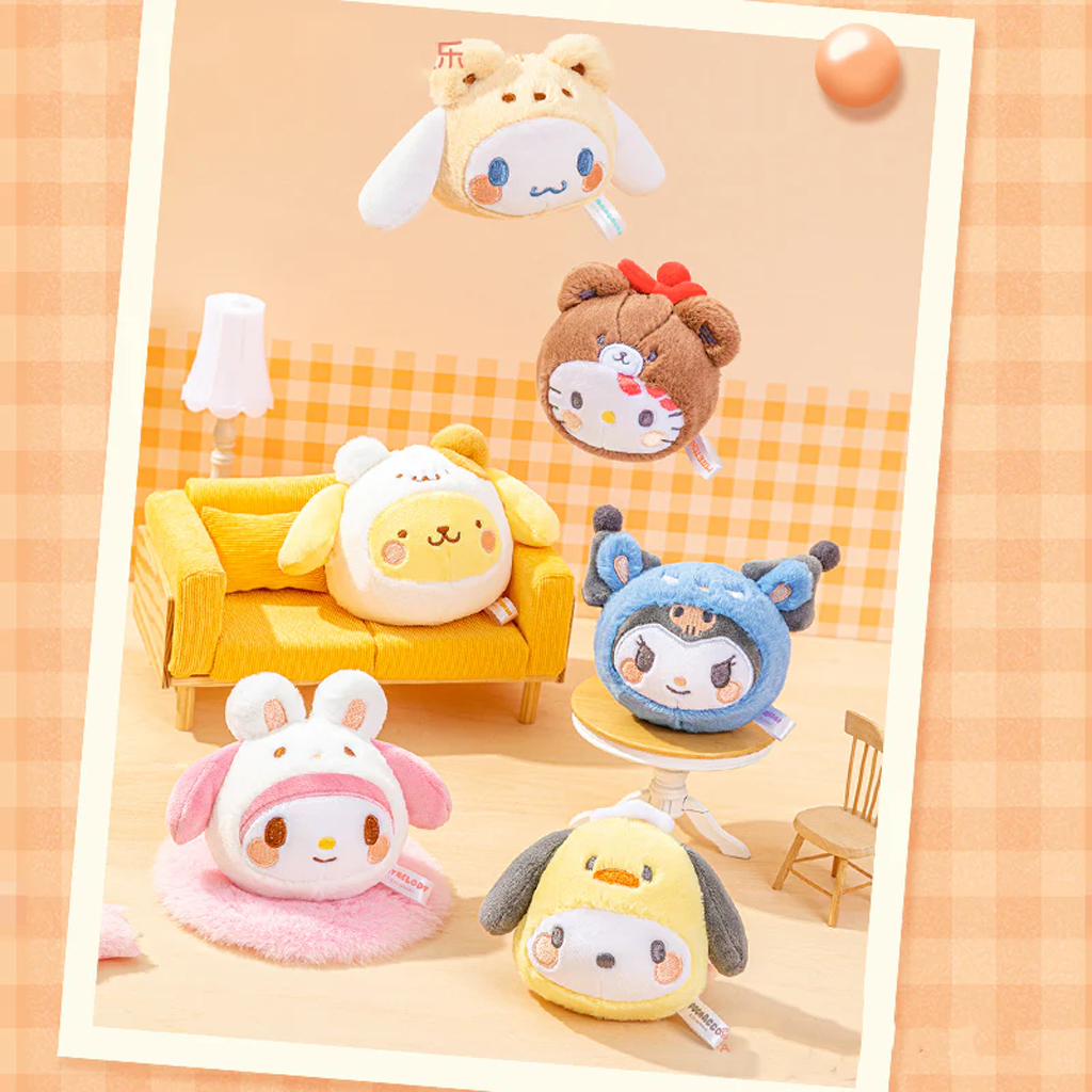 Sanrio Playmate Dress Up Plush Squeeze Blind Box 1 pc