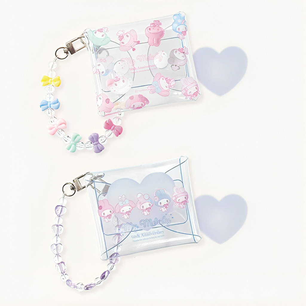 Celebrate Sanrio’s 50th Anniversary with this adorable My Melody Clear Multi Case. Availabe in 2 styles