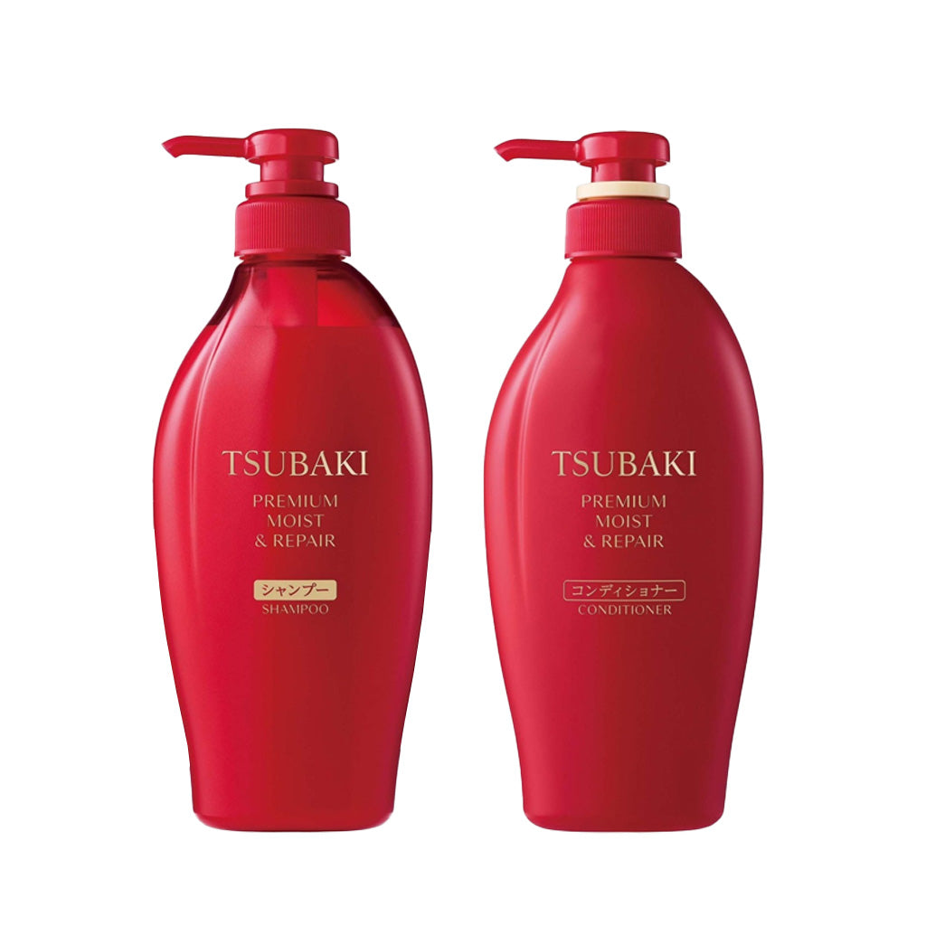 TSUBAKI Premium Moist &amp; Repair Shampoo &amp; Conditioner Set 490ml+490ml