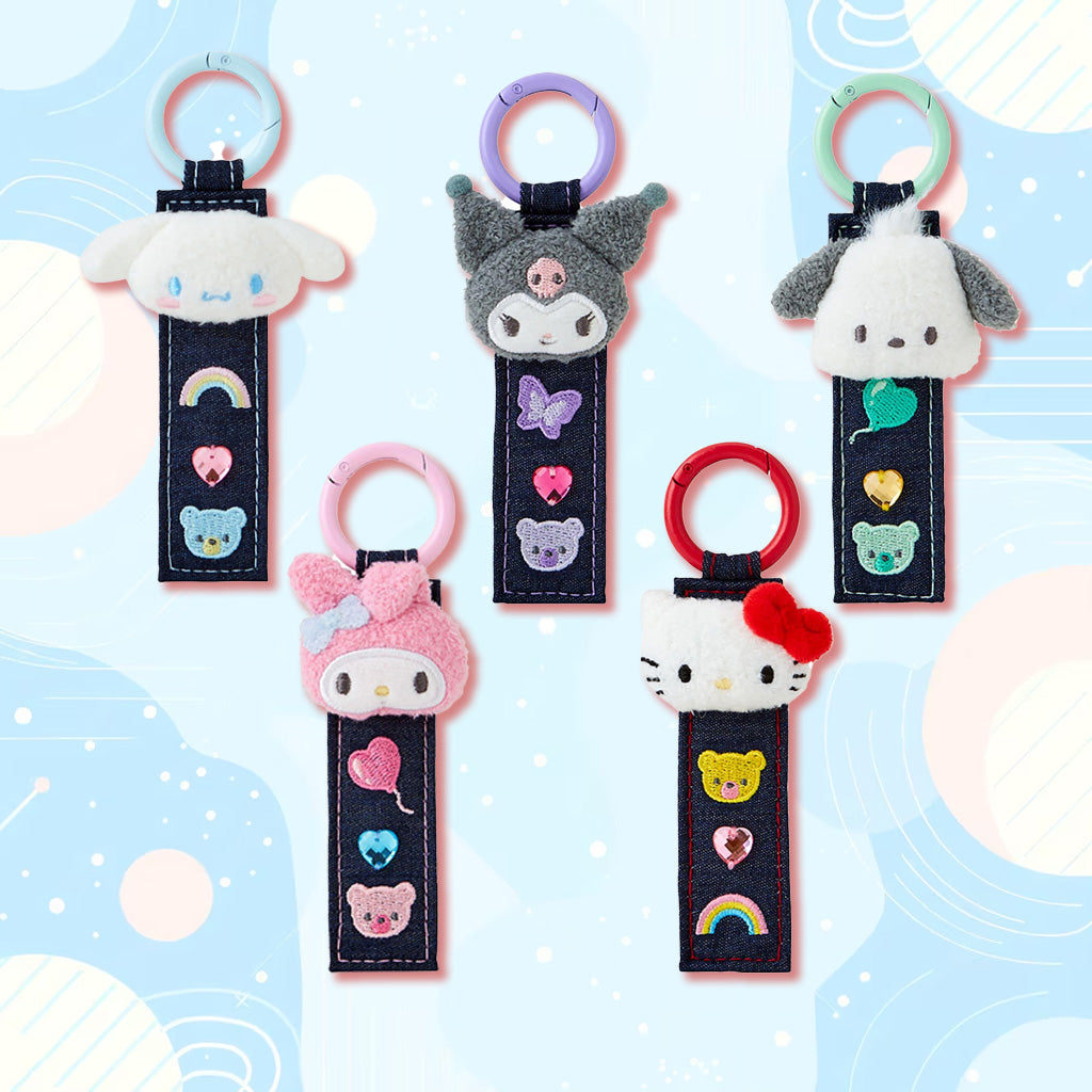 Add a touch of whimsy to your keys or bags with the Sanrio Original Tag Keychain Denim Patch! 