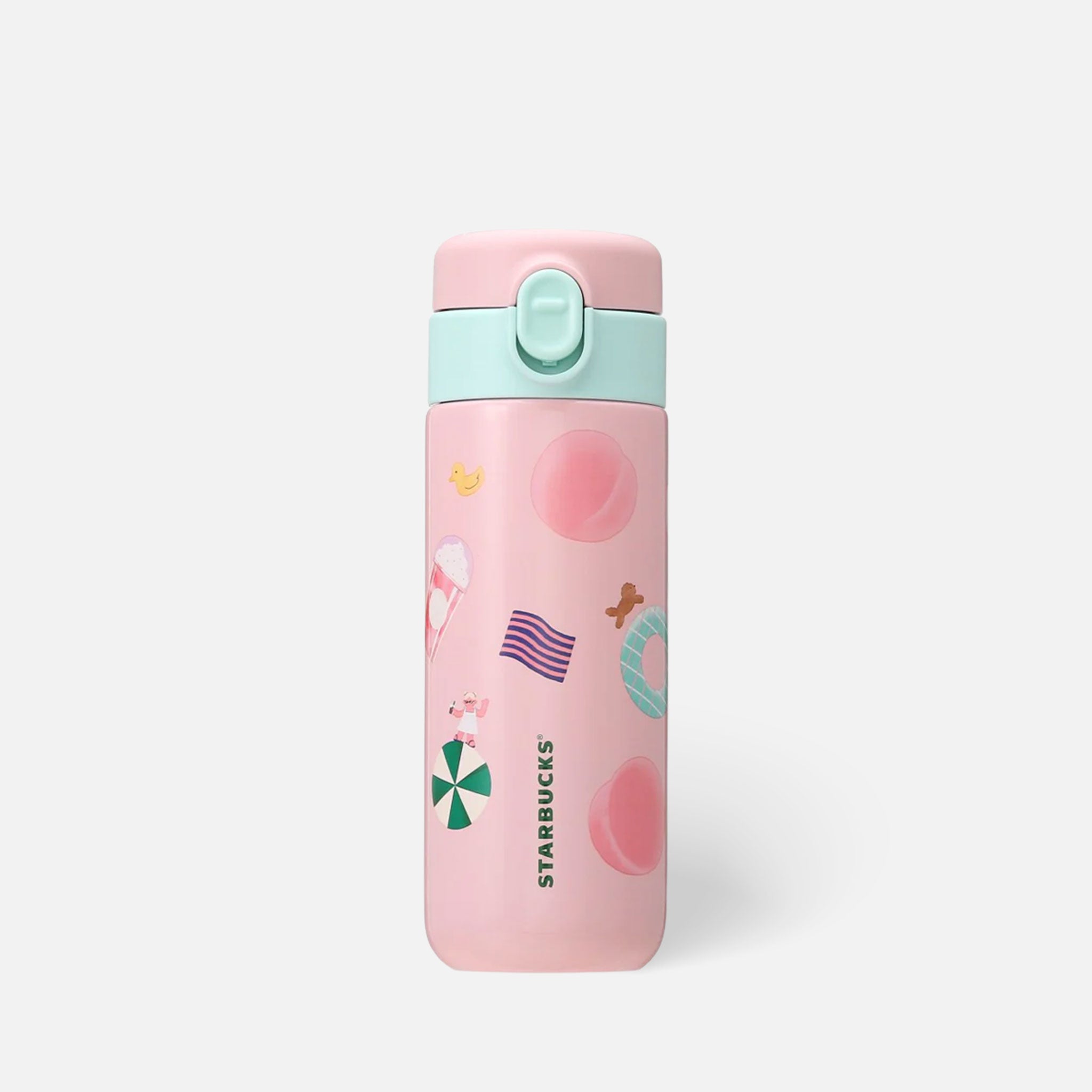 Starbucks Japan Summer Edition 2023 Stainless Steel Bottle Peachful Paradise 381ml