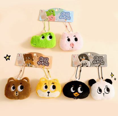 It is a playful accessory featuring an adorable animal character in a cheeky &quot;stealing&quot; pose.