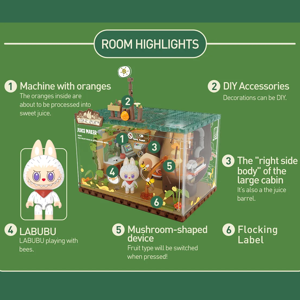 THE MONSTERS Forest Secret Base Series Blocks-Juice Maker