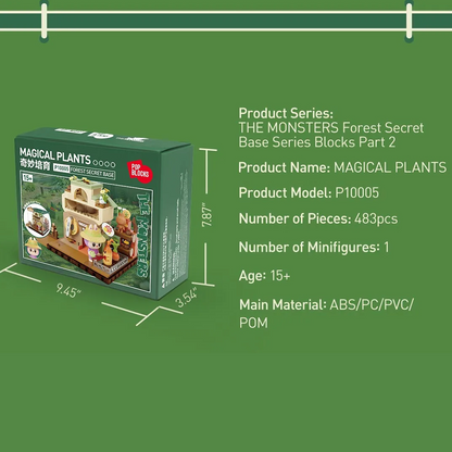 THE MONSTERS Forest Secret Base Series Blocks Part 2-Magical Plants