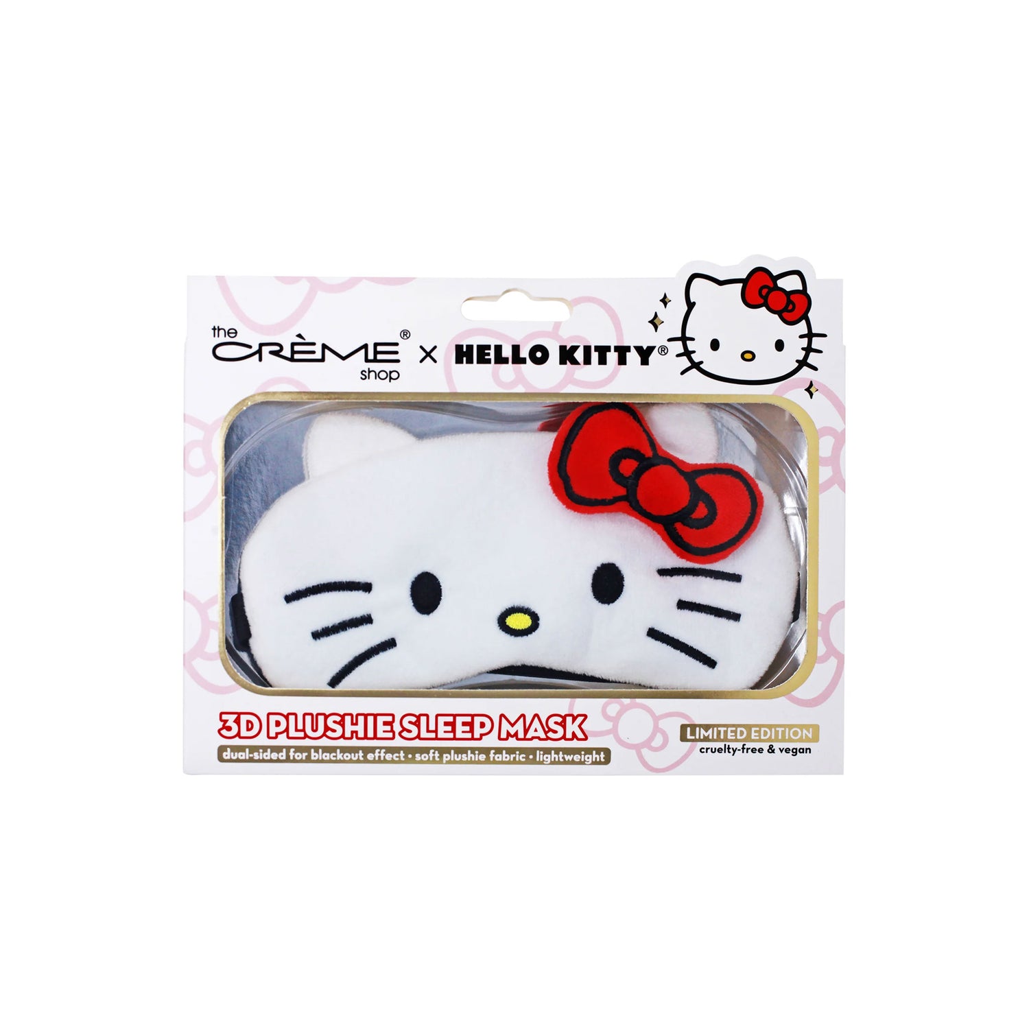 The Crème Shop Hello Kitty 3D Plushie Sleep Mask