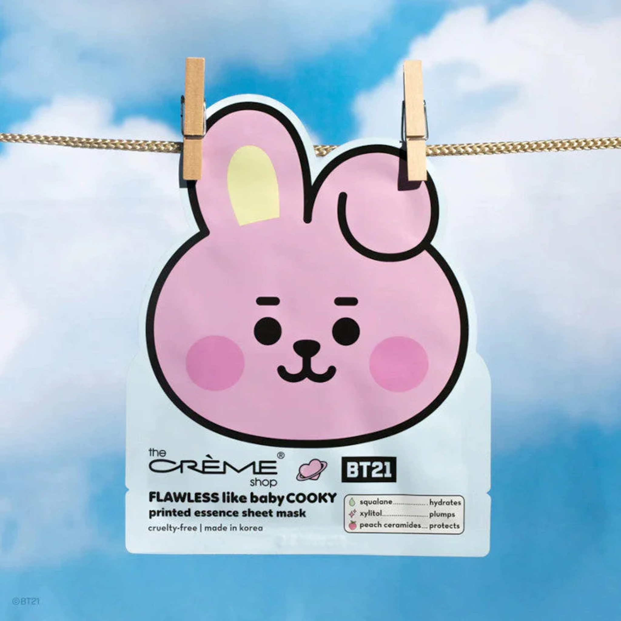 The Crème Shop x BT21 Essence Sheet Mask 1pc