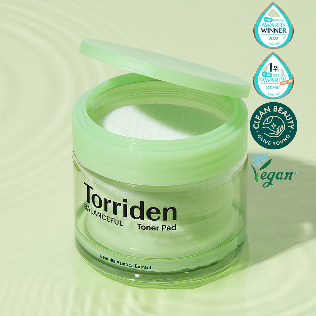 Torriden 平衡积雪草爽肤水垫 180ml（60片）