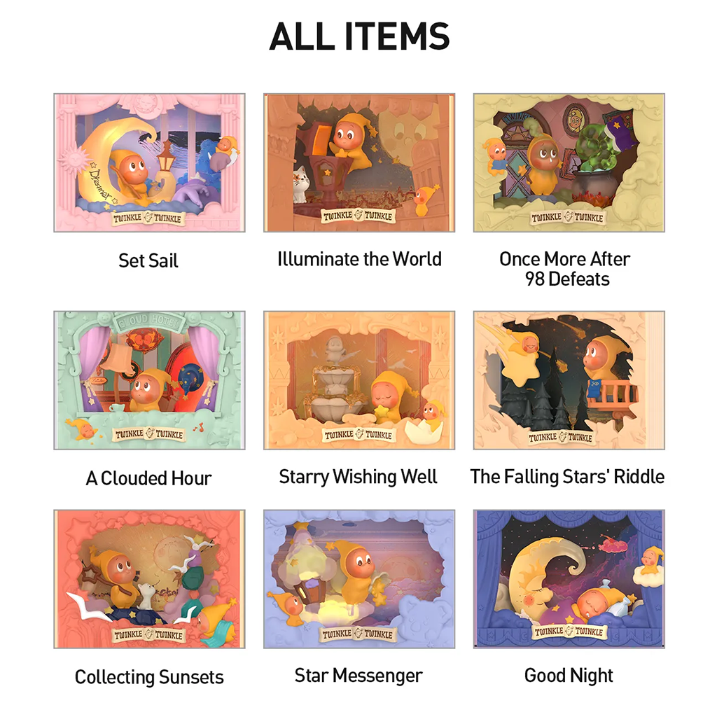Twinkle Twinkle Light Up Series Scene Sets