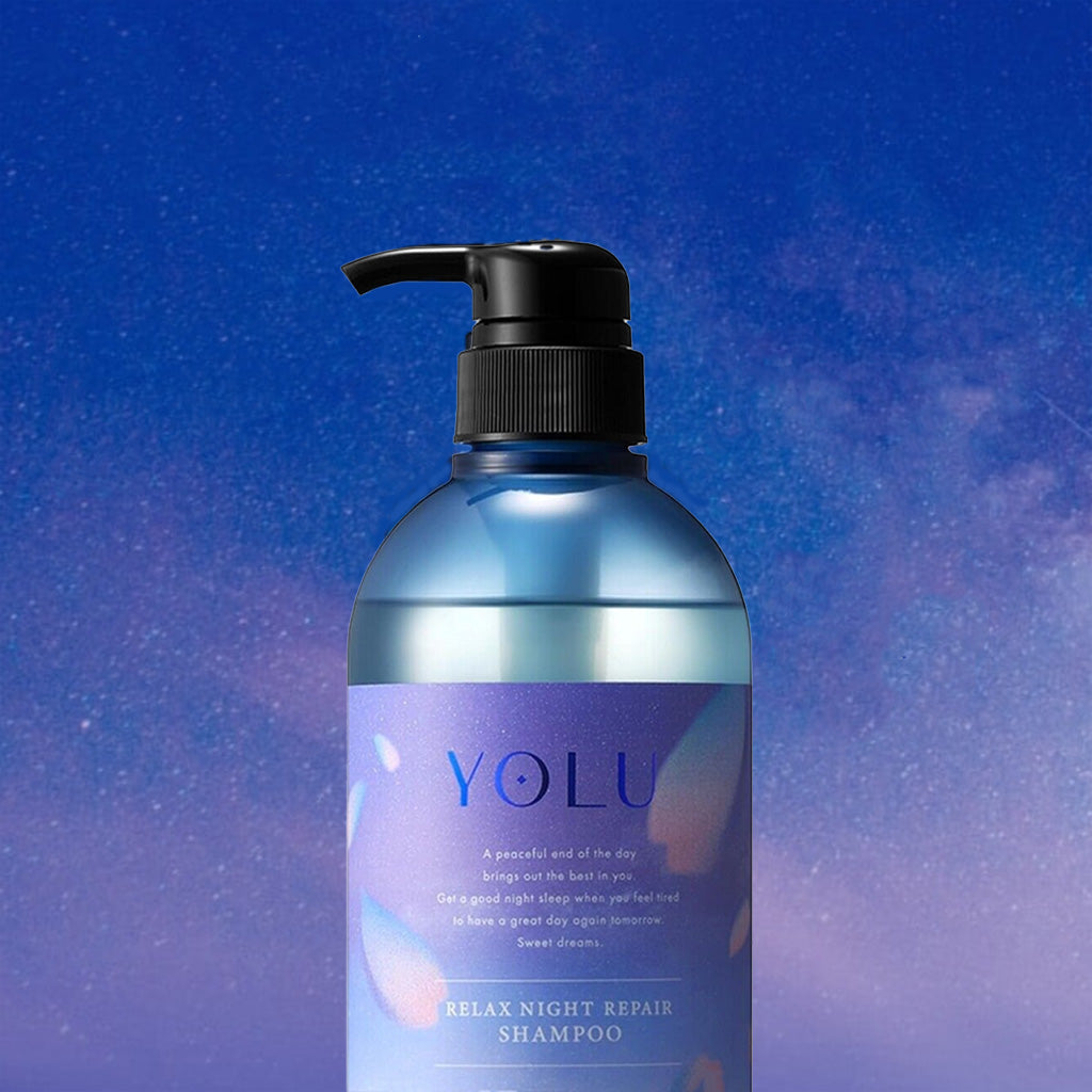 YOLU Relax 夜间修复洗发水瓶 475ml