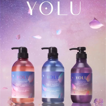 YOLU Relax 夜间修复洗发水瓶 475ml