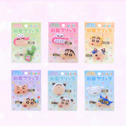 aiplanning Crayon Shin-chan Three-Dimensional Acrylic Bang Clip 2 pcs
