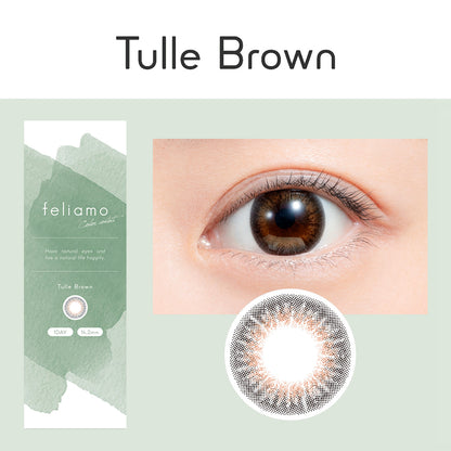 Feliamo 1Day Contact Lenses-Tulle Brown 10pcs