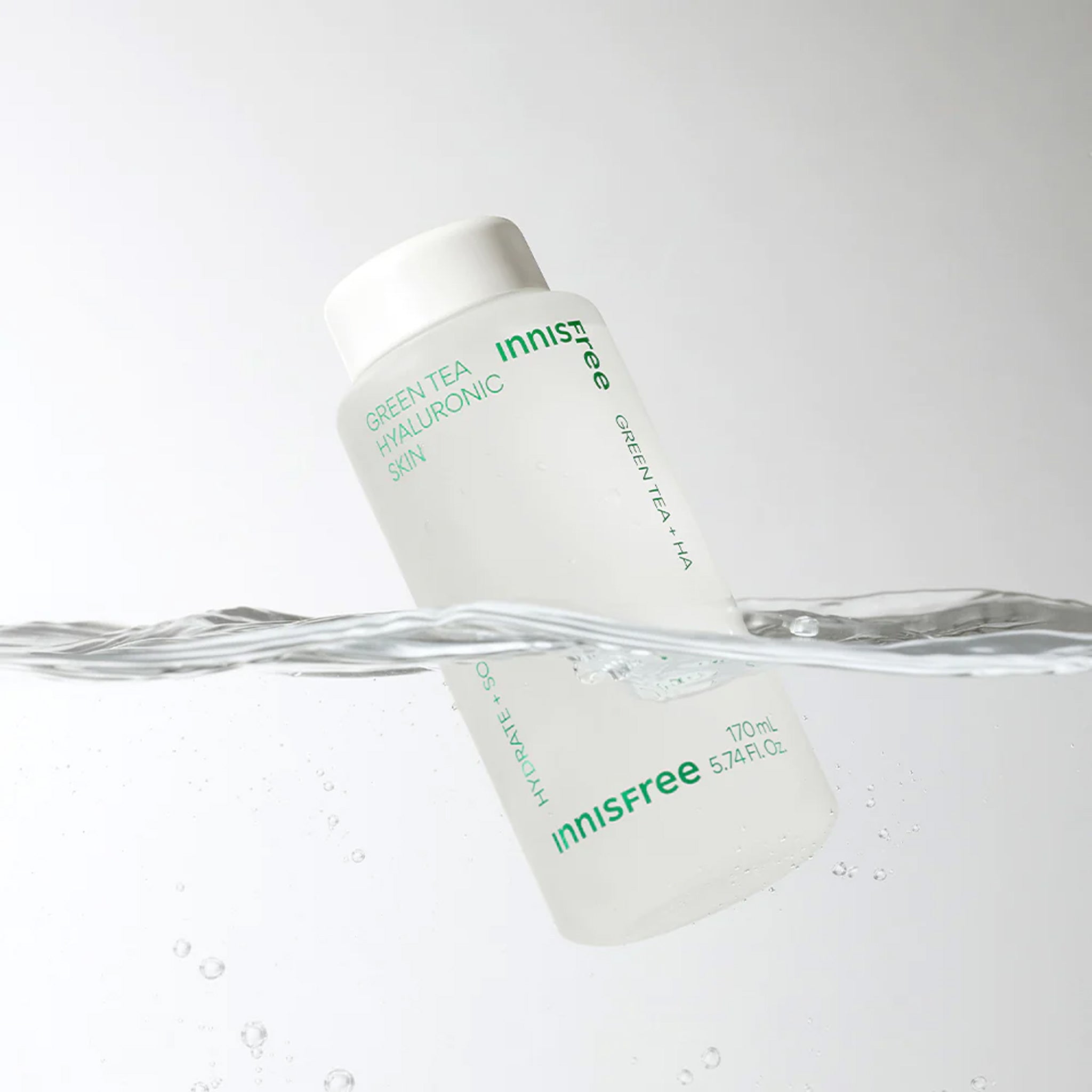 A refreshing toner enriched with green tea and hyaluronic acid. This hydrating toner helps to soothe and balance your skin while delivering essential moisture. 