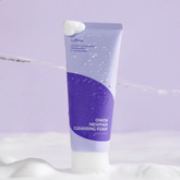 It is a gentle facial cleanser designed to purify the skin while providing soothing and brightening benefits. 