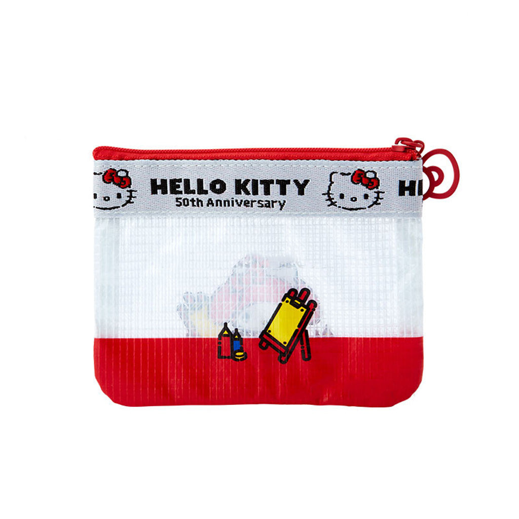 Sanrio Original Vinyl Flat Pouch-Hello Everyone