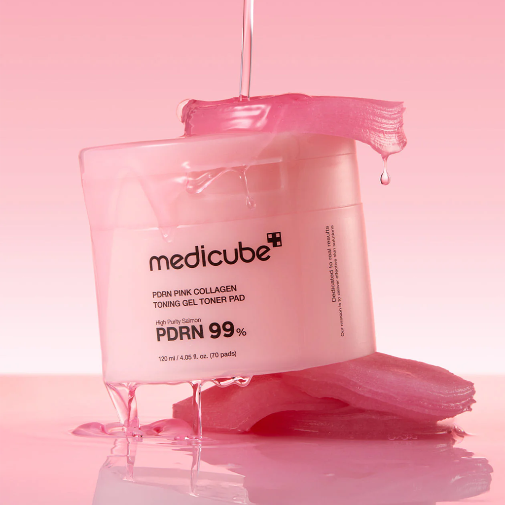 medicube PDRN Pink Collagen Toning Gel Toner Pad 70 pcs