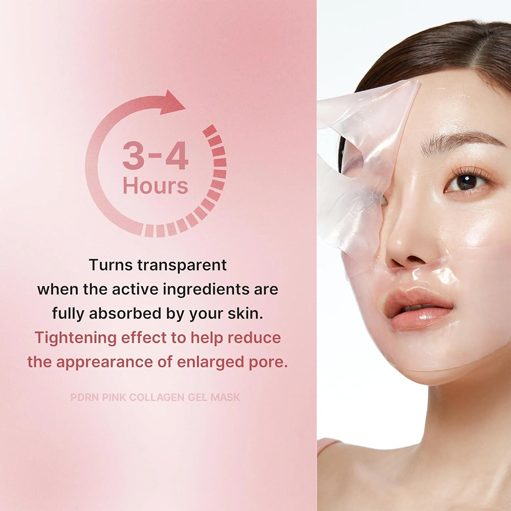 medicube PDRN Pink Collagen Gel Mask 4pcs