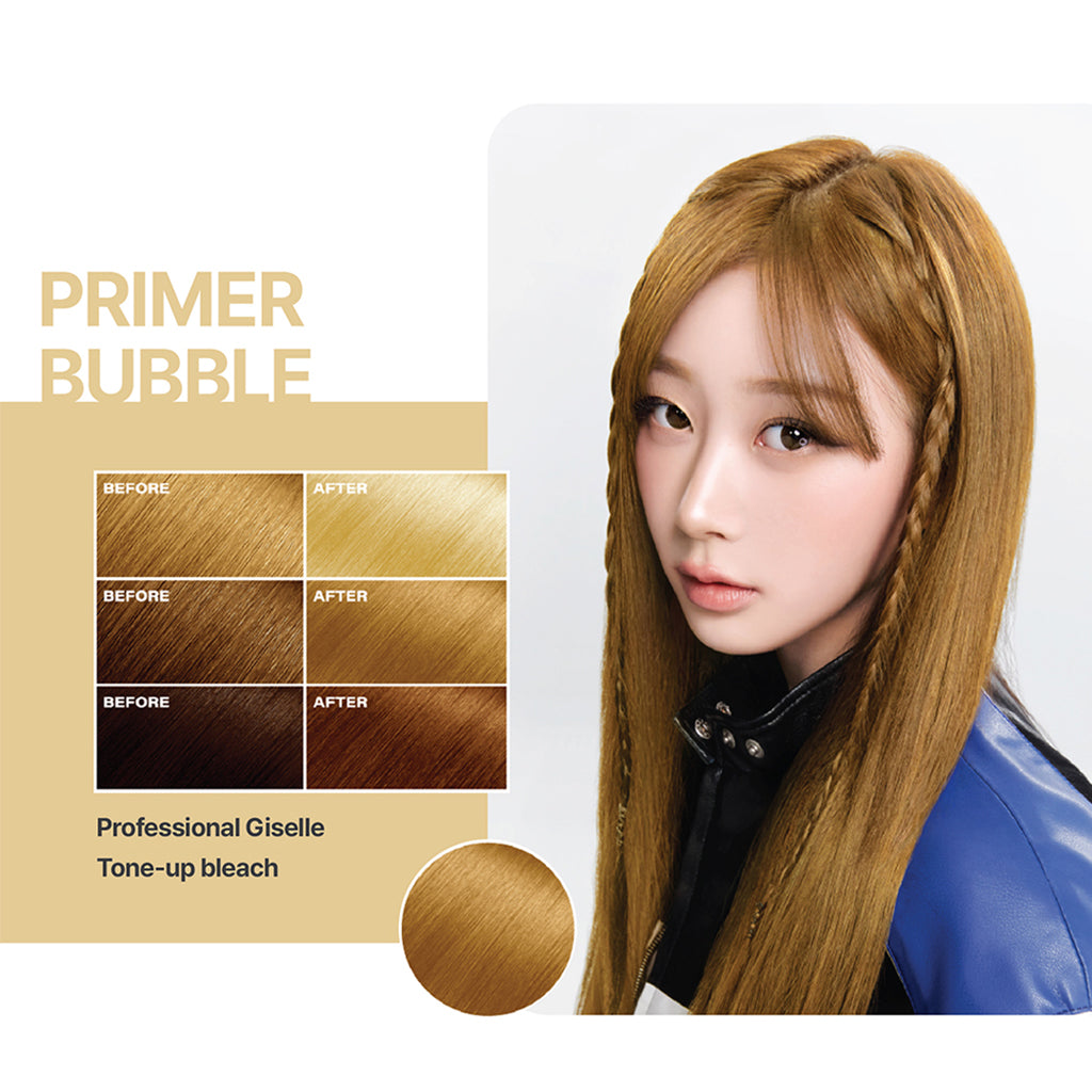 mise en scène Hello Bleach Primer Bubble