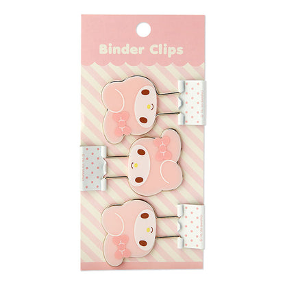 Sanrio Binder Paper Clip 3pcs