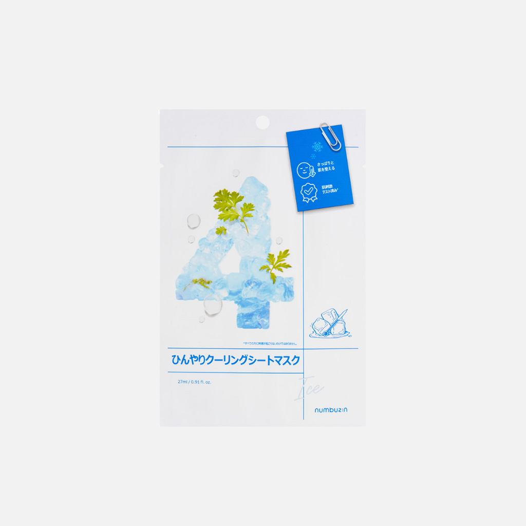 numbuzin NO.4 SOS Icy Soothing Sheet Mask 1pc