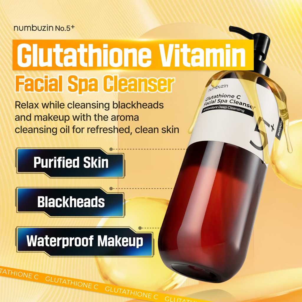 numbuzin No.5+ Glutathione C Facial Spa Cleanser 200 ml