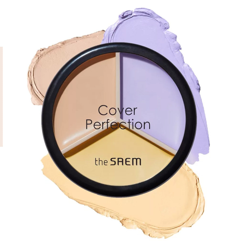 the SAEM Cover Perfection Triple Pot Concealer