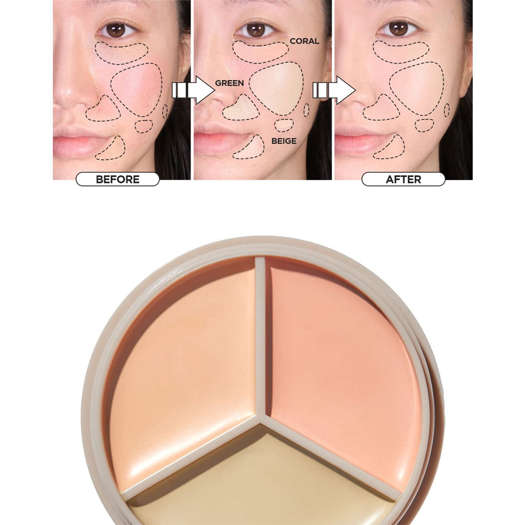 the SAEM Cover Perfection Triple Pot Concealer